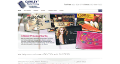 Desktop Screenshot of cawleyprinting.com
